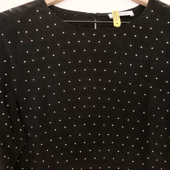 Anine Bing Black Mini Dress with Embellishments XS - Picture 3 of 7